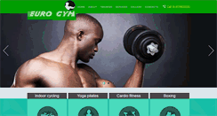 Desktop Screenshot of eurogym.in
