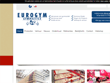 Tablet Screenshot of eurogym.be